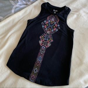 Kids Black pastel designed tank
